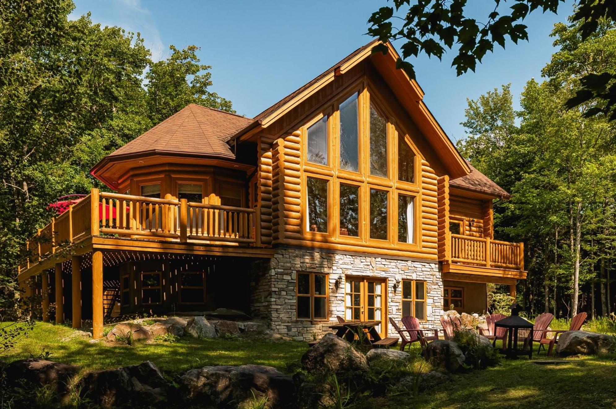 Fiddler Lake Resort Chalet 76 Deer Mille-Isles Exterior foto